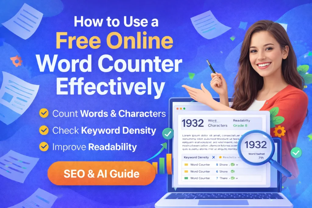 How to use a free online word counter effectively for SEO, keyword density, and readability optimization